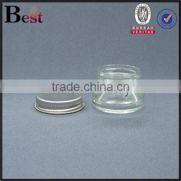 15/30/50/100g Clear Glass Cream Jar Round Shape Glass Jar for Face Cream photo-2