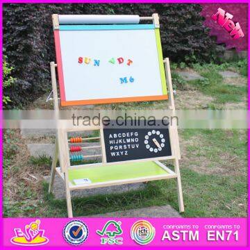 2016 New Design Double-sided Children Wooden Adjustable Drawing Board W12B103 photo-4