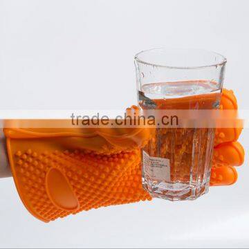 Silicone Cooking Gloves, Heat Resistant, Non-Slip Safe Utensils Handling, Cooking & Baking, Oven Mitt for Grilling, BBQ Gloves photo-2