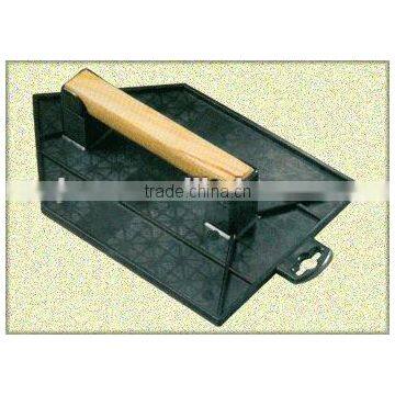 wooden handle plastic float plastering trowel