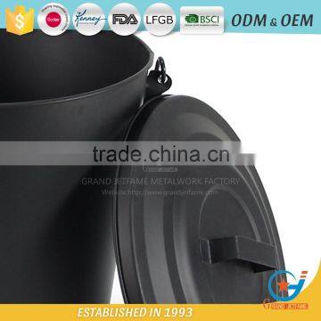 Good Quality Coal Bucket With Wooden Handle Fireplace Hot Coal Bucket photo-6