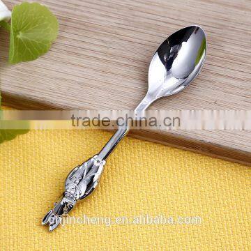 New Design Hot Selling Rabbit Shape Zinc Material Kids Spoon and Fork Cutlery Set photo-6