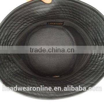 Custom Fashion Adult Bucket Hats With 3d Gold Metal Embroidery photo-3