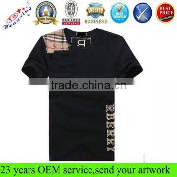 Fashion cotton customize blank design logo t shirts