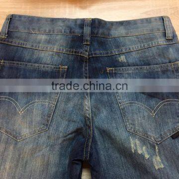 GZY Simple Normal Men Denim Jeans Wholesale For South America Stock photo-5