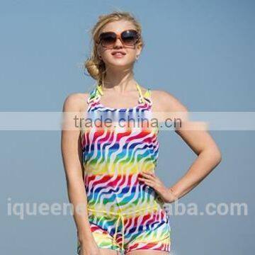 Undulating Gradient Sexy Brisk Underwire Padded Swimsuit photo-6