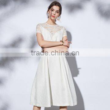 Maxnegio Supreme Clothes Wholesale Pleated Maxi Woven Midi Dress photo-3