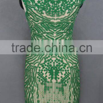 High Quality Ladies Sleeveless Fashion Lace Evening Party Dress photo-2