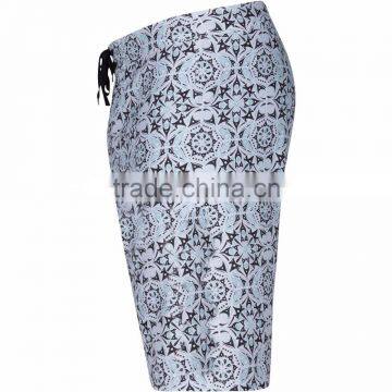 Allover Mandala Print Custom Own Logo Swimwear Classic Pair Of Synthetic Board Shorts Full Synthetic Fabric Sheds Water Dries Qu photo-5