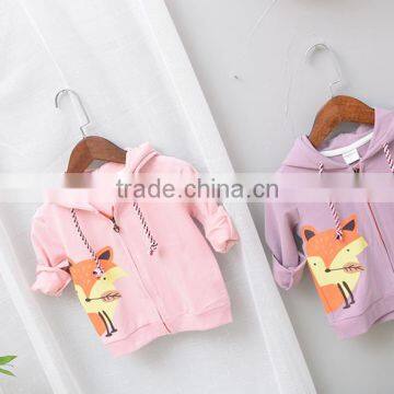 YE5202 Autumn 2017 Children Clothing Zipper Cartoon Boys Hooded Coats photo-3