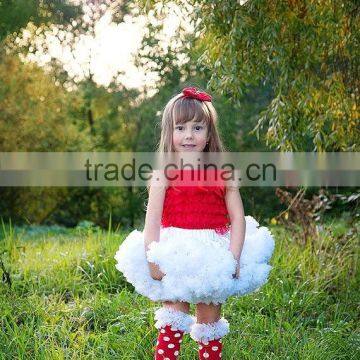 High fashion childrens clothing for Christmas tulle skirt in set kids ballet dress