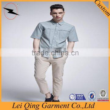 Newest Men's Denim Shirt British Style Factory Price,men's Fashion Shirt Casual/dress Shirts photo-2