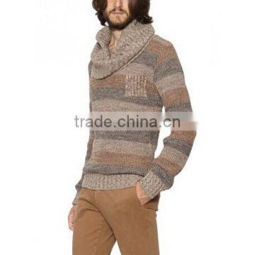 Loose computerized sweater knitting machine man wool sweater
