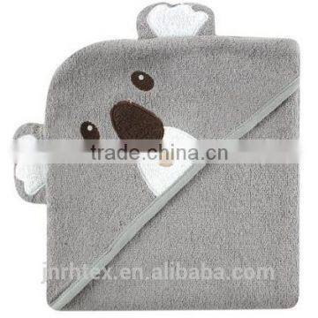 Eco-friendly Embroidery Designs Ring Spun Cotton Terry Animal Baby Bath Towel With Hood photo-6