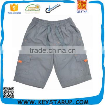 Grey Boys Baggy Perfect Elastic Cargo Shorts