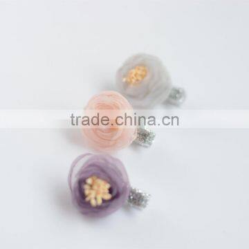 S17163A Wholesale Korean Baby Hair Clips Flower Clips Hair Accessory 2017 photo-2