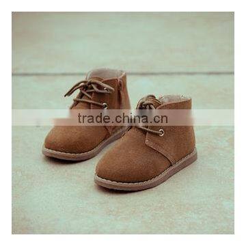 2016 Autumn winter style children genuine leather casual shoes