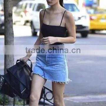 Runwaylover 4885 Sexy Kendal A-line Denim Skirt