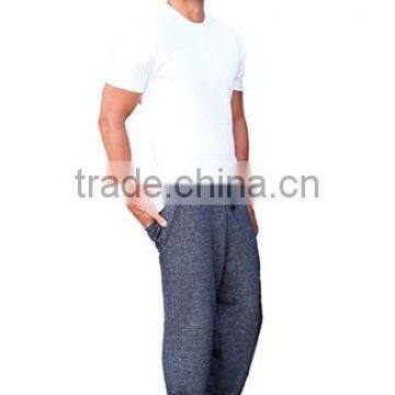 Next Level Apparel Men's Denim Fleece Jogger Pants - 52% cotton, 48% polyester heathered fleece and comes with your logo