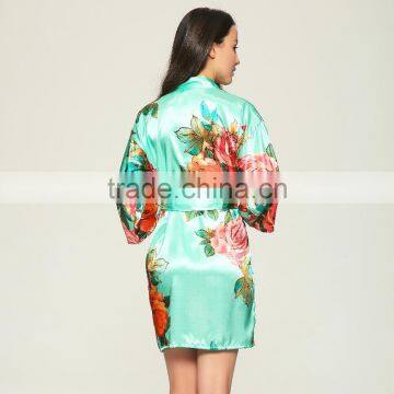 Silk robes Ladies Satin Robes Wholesale Satin Robes PR101