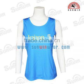 New Design 100% Polyester Womens Singlets