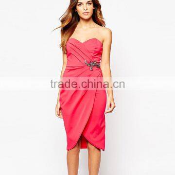 2016 Fashion Off-shoulder Women Sexy Dresses , Bodycone Lady Japanese Prom Dress for Evening Party photo-2