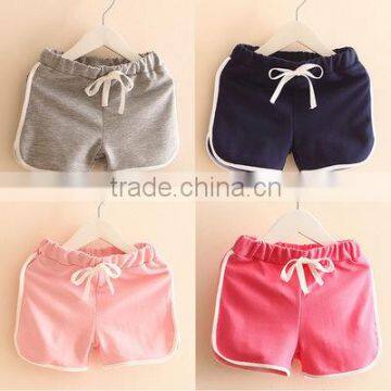 Wholesale colorful baby shorts girl summer little girl cotton shorts