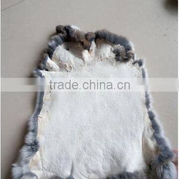 Big Piece Raw or Dyed Color Large Rabbit Fur Wholesale photo-3