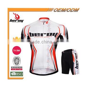 BEROY New Design Customize men's cycling jersey with Short Sleeves and short pants