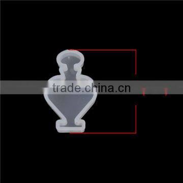 Silicone DIY Tools Resin Mold Heart Bottle White 44mm x 28mm photo-2