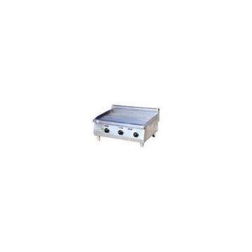 LPG Gas Countertop Electric Griddle 13.5kw For Commercial Kitchen , 900x660x480mm