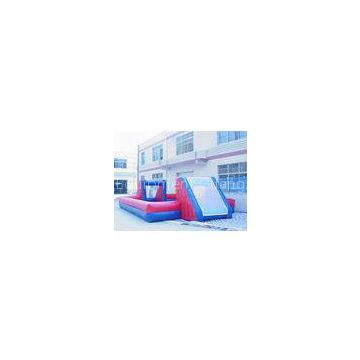 0.55 - 0.6mm PVC vinyl airtight Inflatable Water Games Football Field For Funny