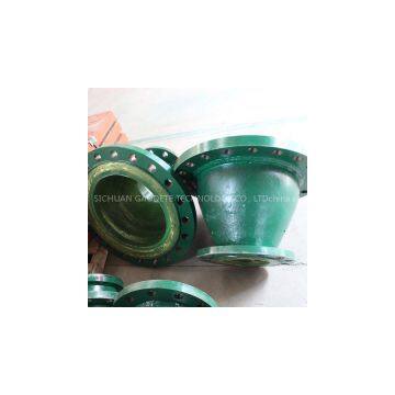 PU Lined Wear Resistant Reducer Pipe