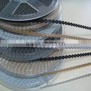 PET leather sequin reel for garments