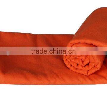 orange microfiber towel mesh bag sports towel