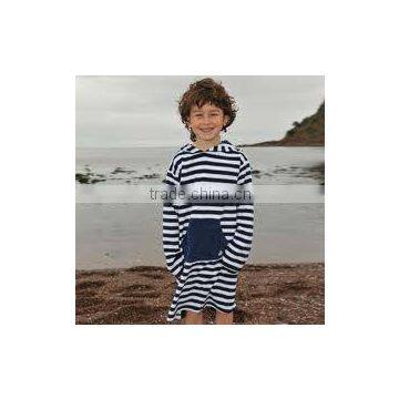 100% cotton terry towelling hooded beach robe