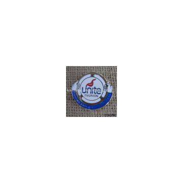 Soft enamel badge