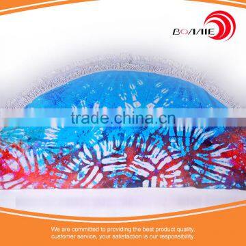 2017 Hot Sale Customized Round Beach Towels With Tassel 100% Cotton