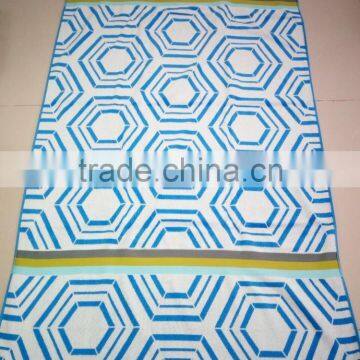 Jacquard 100%cotton Summer Beach Yarn Dyed Satin Board Custom Design Velour/Terry Bath Pool Blanket/80*160CM Towels photo-3