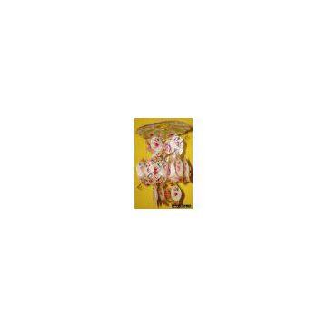 Capiz Wind Chime-Petals with Fish