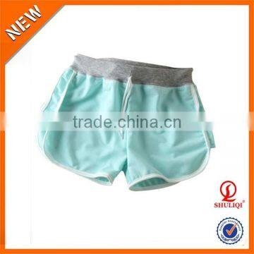 Wholesale Fitness Muticolored Women Yoga Shorts 100% Cotton Plain Gym Shorts photo-3