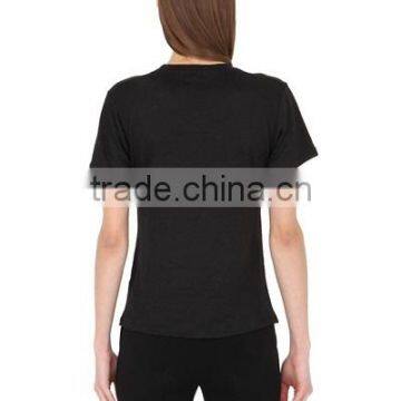 New Womens Cotton Silk Screen Printed T-Shirt Customize Ladies O Neck Short Sleeve Printed T Shirts photo-4