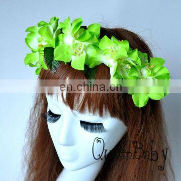 Wedding flower circlet, flower wreath, flower hairband