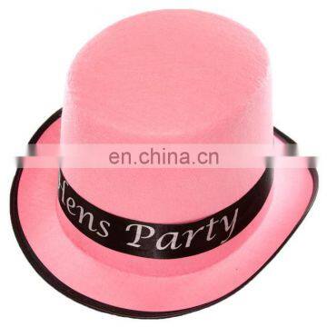 HEN-0054 hen party supplier accessories ideas novelty pink top hat