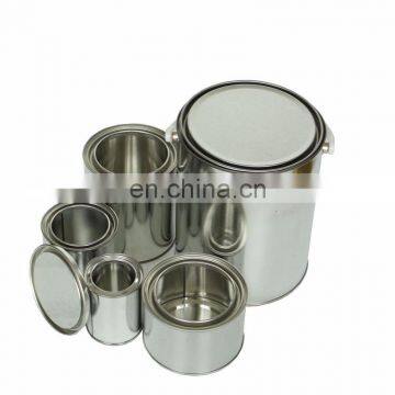 SAR 2017mental round tin paint can with lids, paint can factory