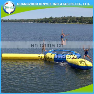 Brilliant quality inflatable water blob trampoline