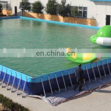 Happy Island china maded metal frame swimming pool