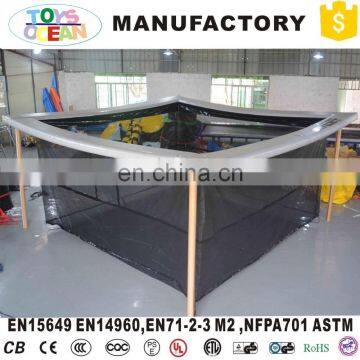 2017 new inflatable water pool, inflatable square sea pool for yacht, yacht inflatable sea pool