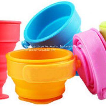 Silicone Folding Cup Bowl Set Telescopic Outdoor Tool Collapsible Machine photo-5