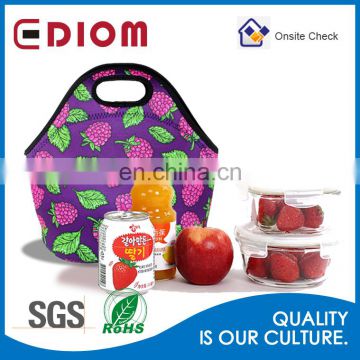 2016 hot sale high quality wholesale neoprene insulated kids lunch bag